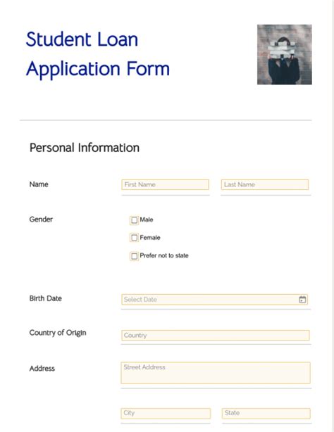 Student Loans Application .